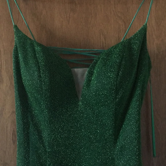 Emerald Green Prom Dress - Picture 4 of 4